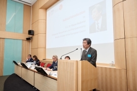 Ambassador Kodama gave a speech