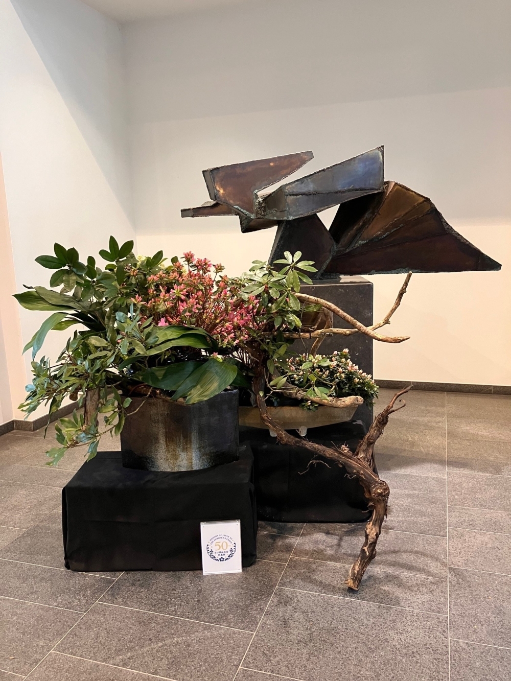 Inaugaration of the ikebana display at the European External Action Service